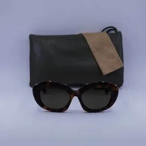 Loewe LW40153F 52E Sunglasses Dark Havana Cat Eye Frame, Brown Lenses Loewe | Accessories | Loewe Lw453f 52e Cat Eye Sunglasses  main image 3